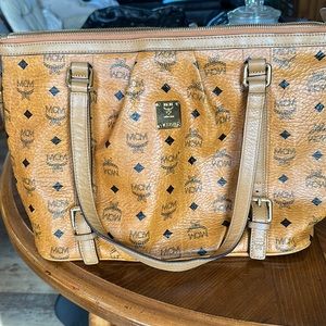 Authentic Mcm Cognac 2way in very good condition